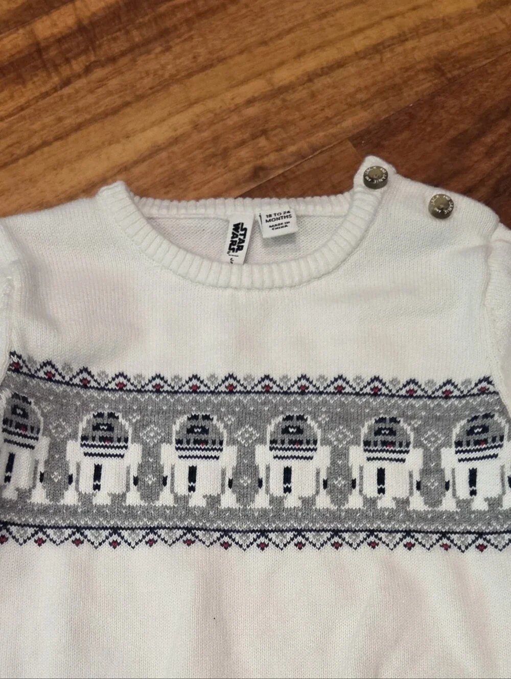 Janie and Jack x Disney EUC 18-24 Months Star Wars Sweater and Pants Set
